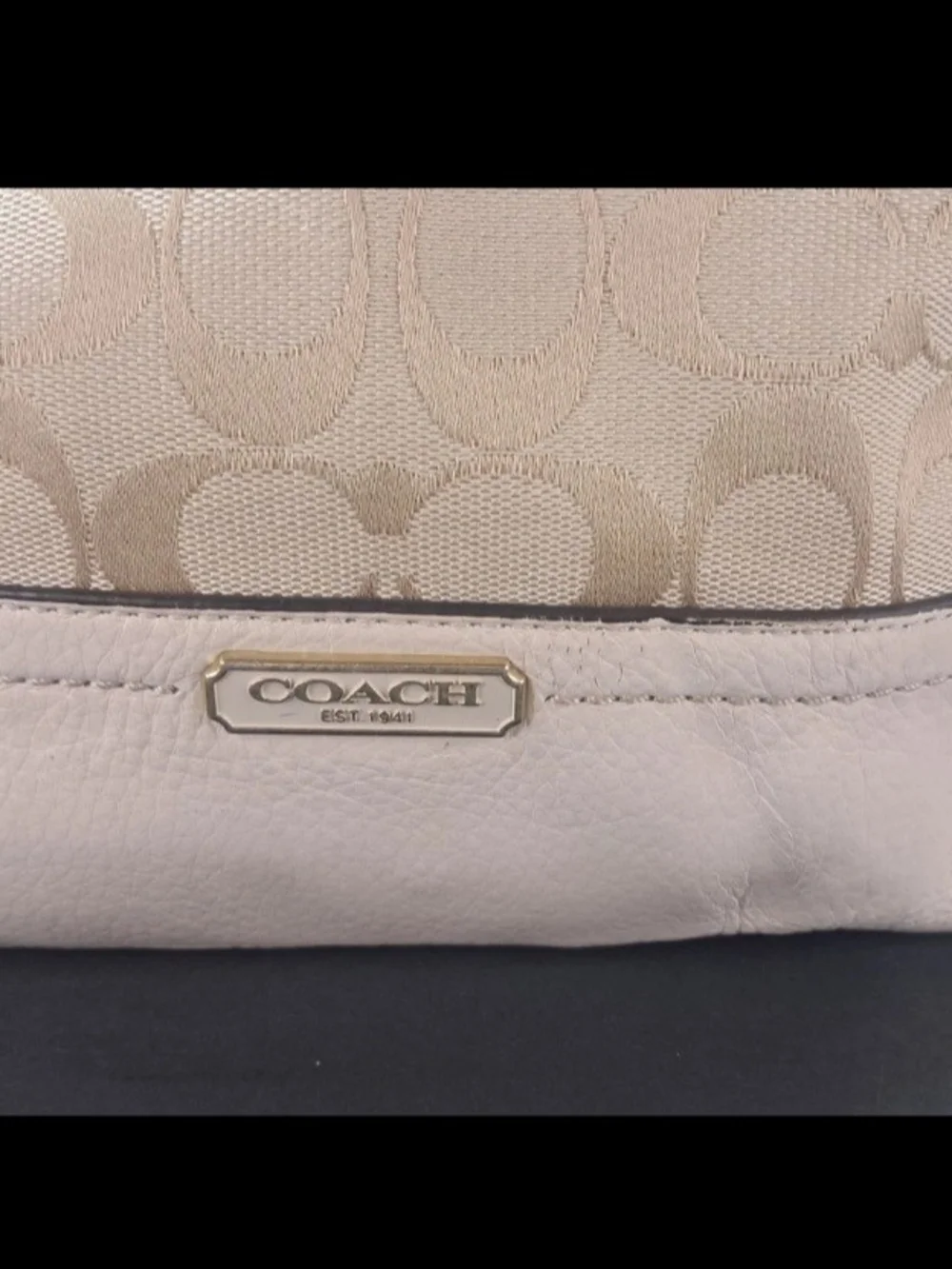 Coach Park Signature Carrie Tote Purse Handbag